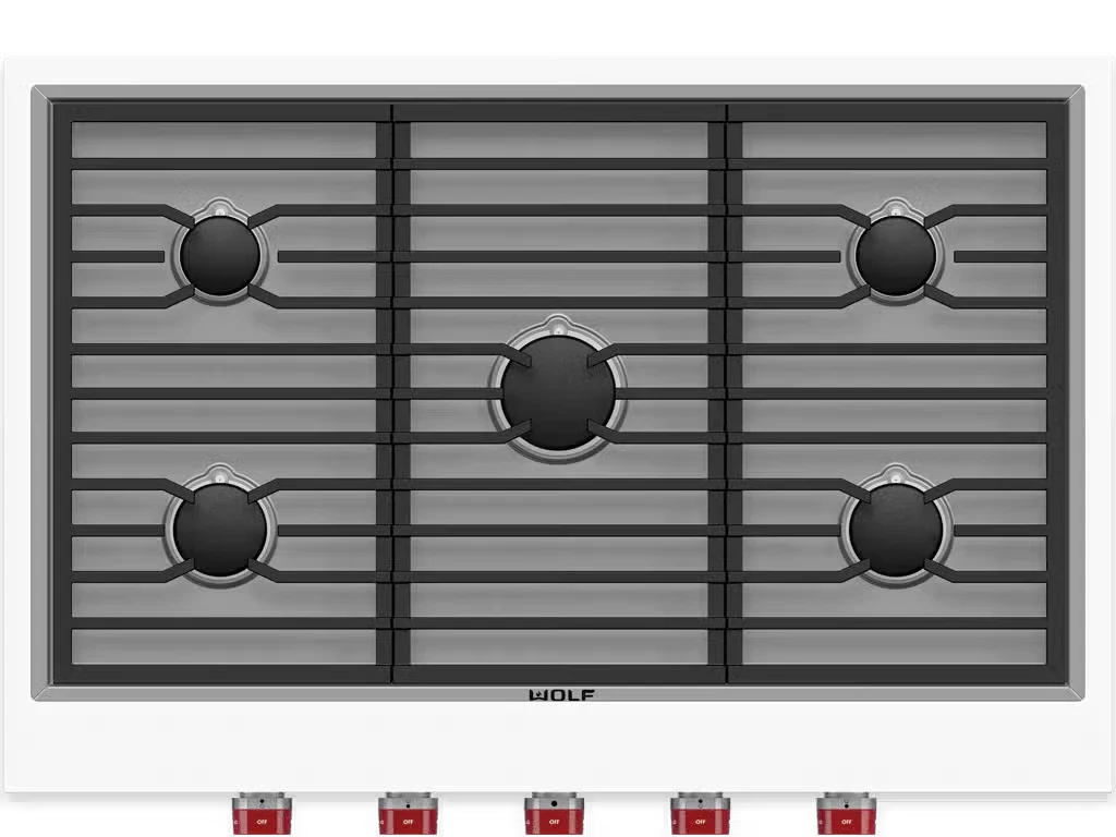 91,4 cm Contemporâneo Cooktop a gás — 5 Queimadores