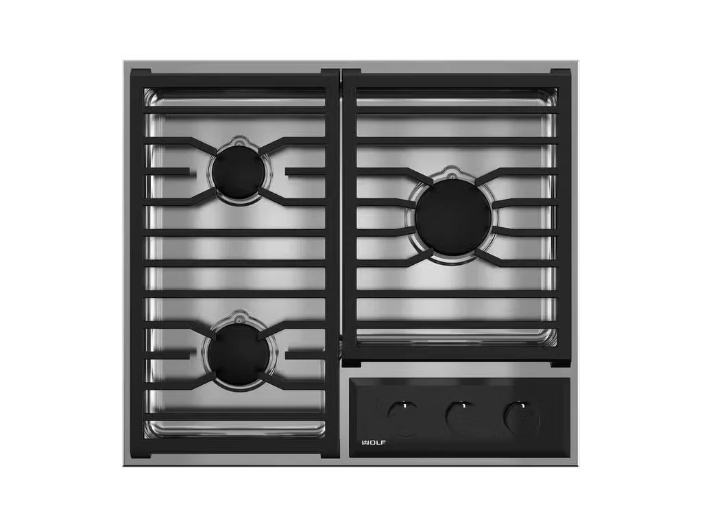 Transicional Cooktop a gás com moldura